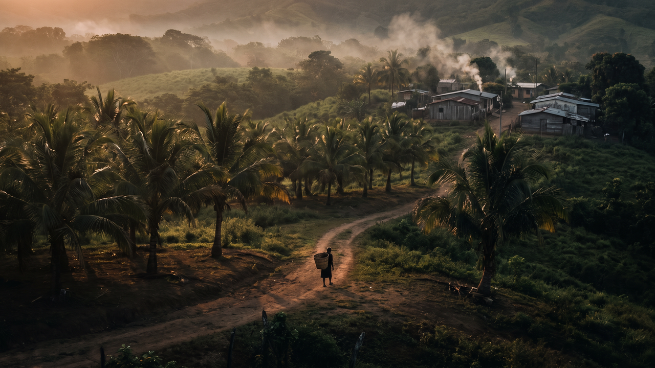 Dawn on Costa Rica's Nicoya Peninsula, one of the world's five blue zones